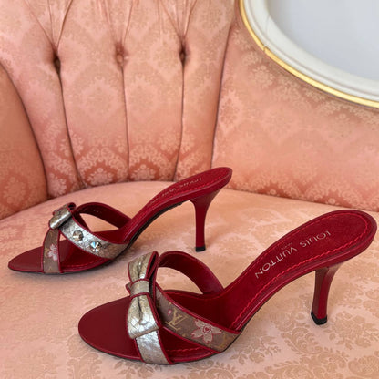 Louis Vuitton mules heels