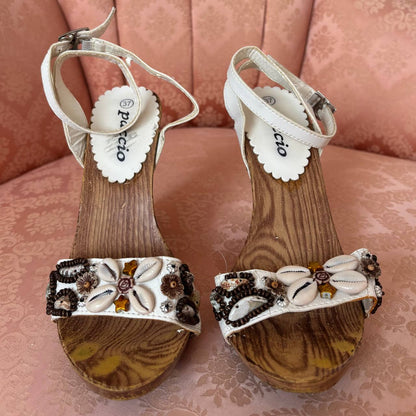 Italian designer wedges heels