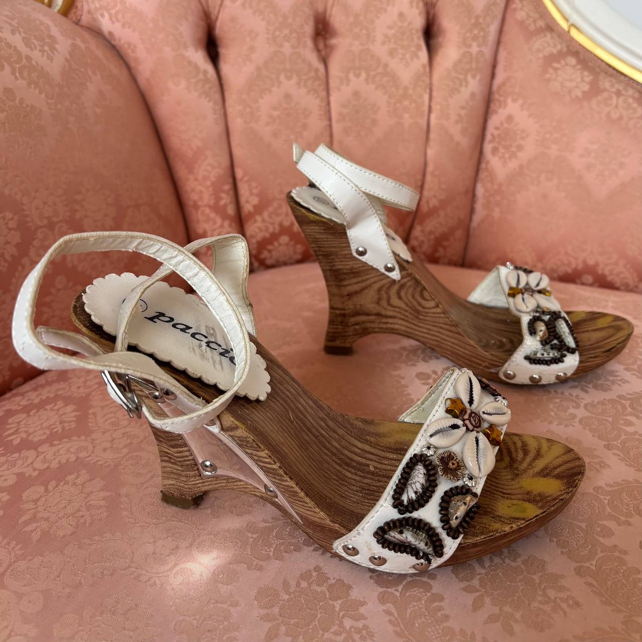 Italian designer wedges heels