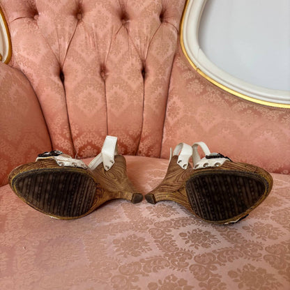 Italian designer wedges heels