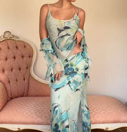 Ness Couture sheer dress set