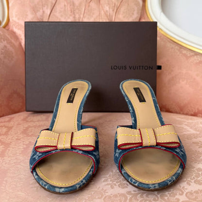 Louis Vuitton mules heels