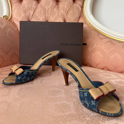 Louis Vuitton mules heels