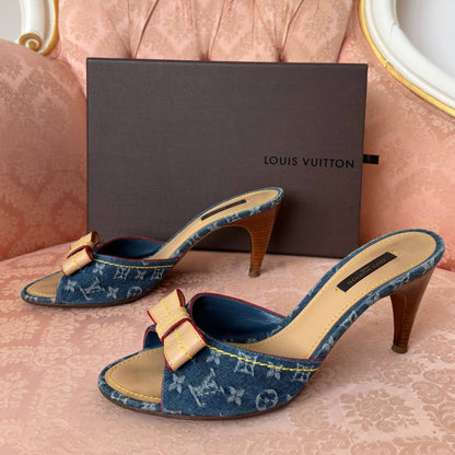 Louis Vuitton mules heels