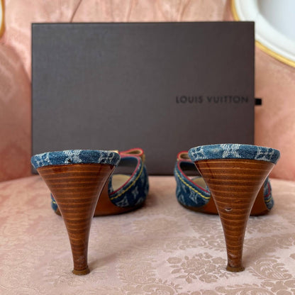 Louis Vuitton mules heels