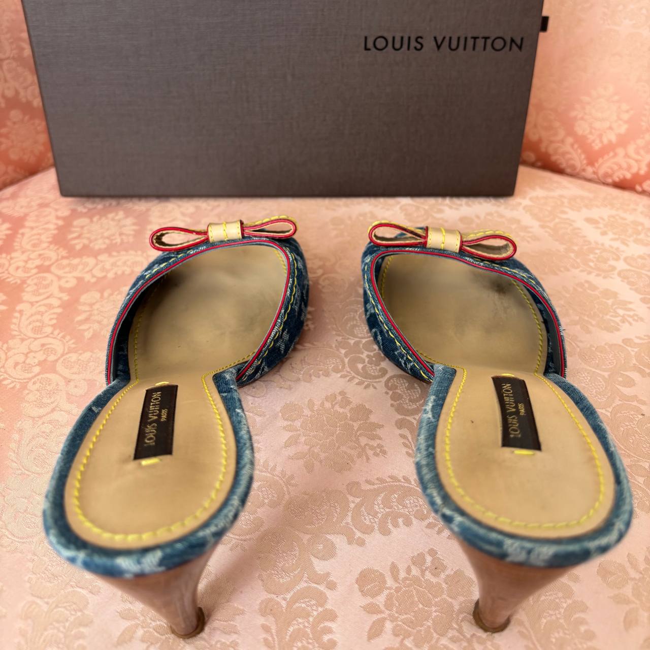 Louis Vuitton mules heels
