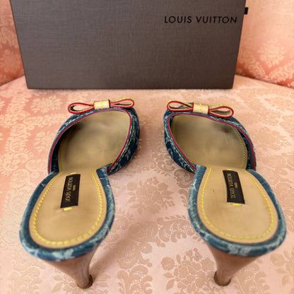 Louis Vuitton mules heels