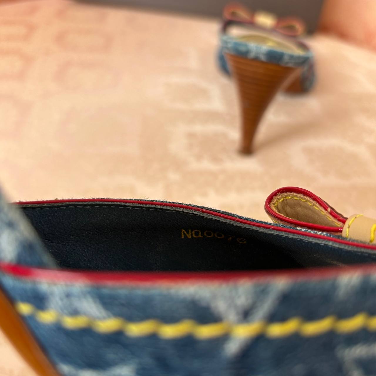 Louis Vuitton mules heels