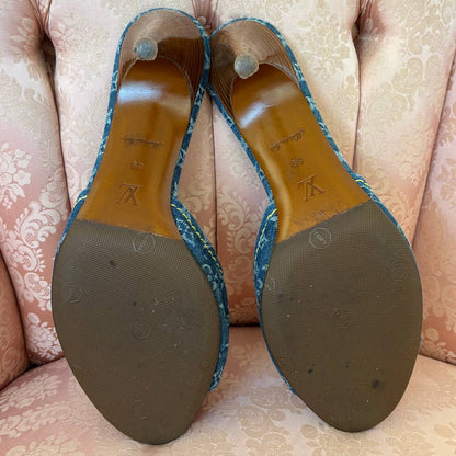 Louis Vuitton mules heels
