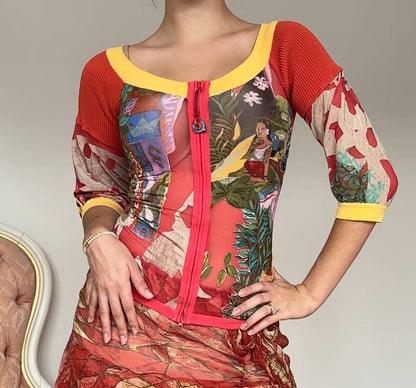 Save the Queen top blouse