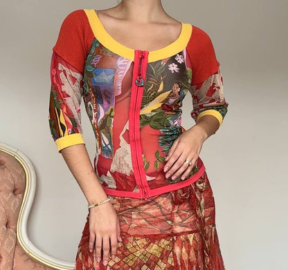 Save the Queen top blouse