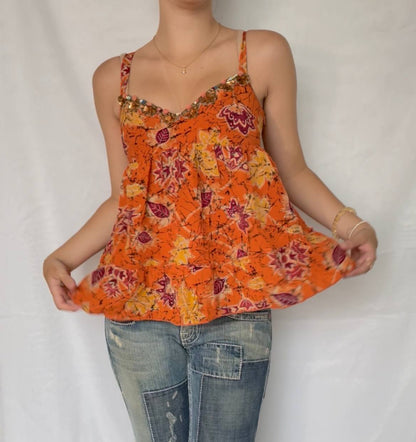 Blumarine top cami babydoll