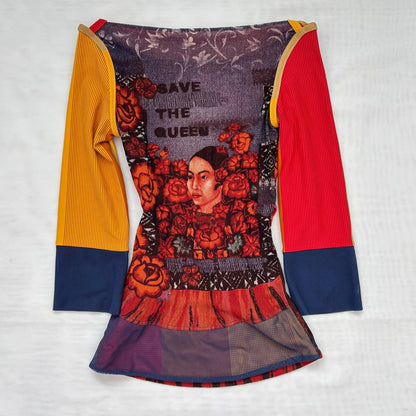Save the Queen top blouse