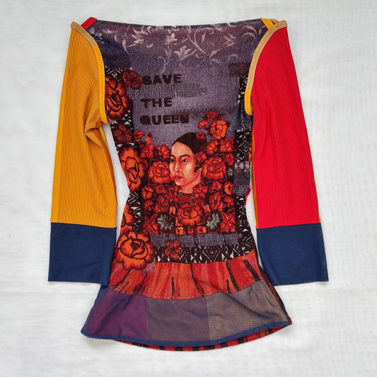 Save the Queen top blouse