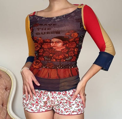 Save the Queen top blouse
