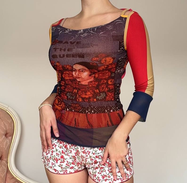 Save the Queen top blouse