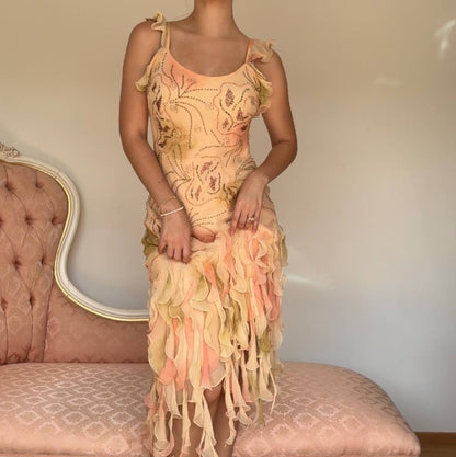 Italian designer sunset dress