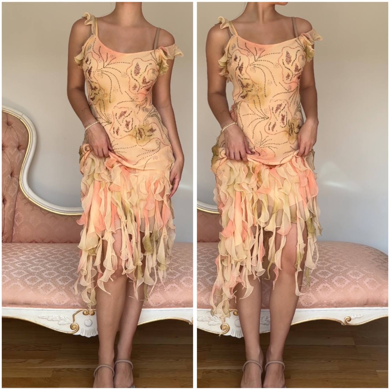 Italian designer sunset dress