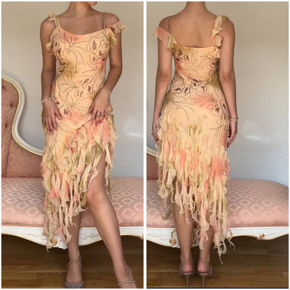 Italian designer sunset dress