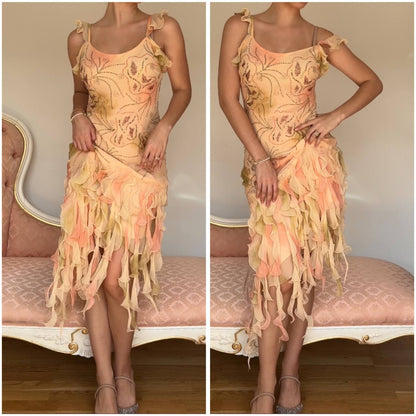 Italian designer sunset dress