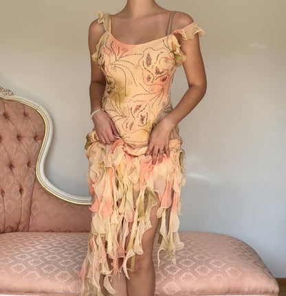 Italian designer sunset dress