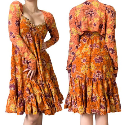 Blumarine dress and bolero set