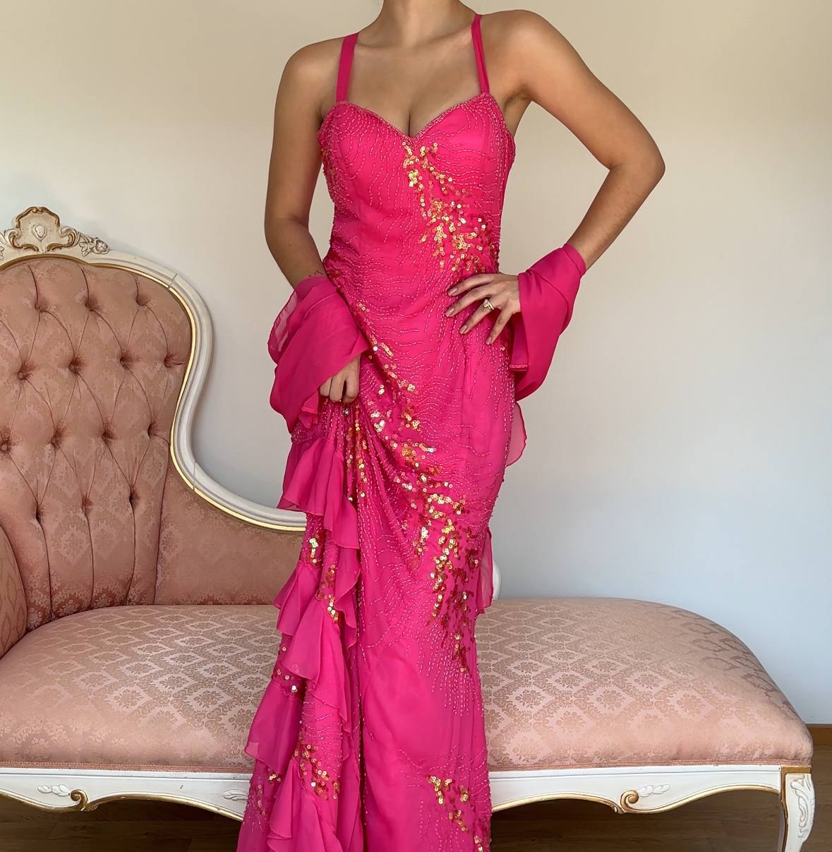 Fairy pink dress bedazzled