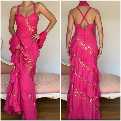 Fairy pink dress bedazzled