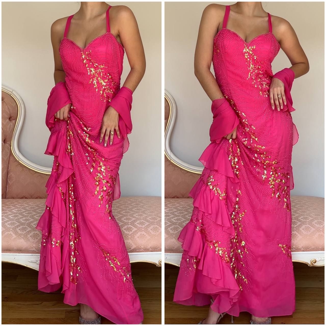 Fairy pink dress bedazzled