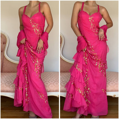 Fairy pink dress bedazzled