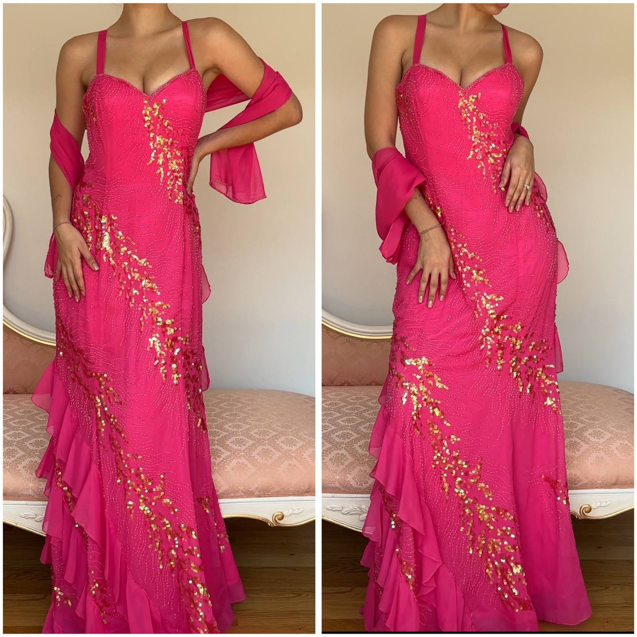 Fairy pink dress bedazzled