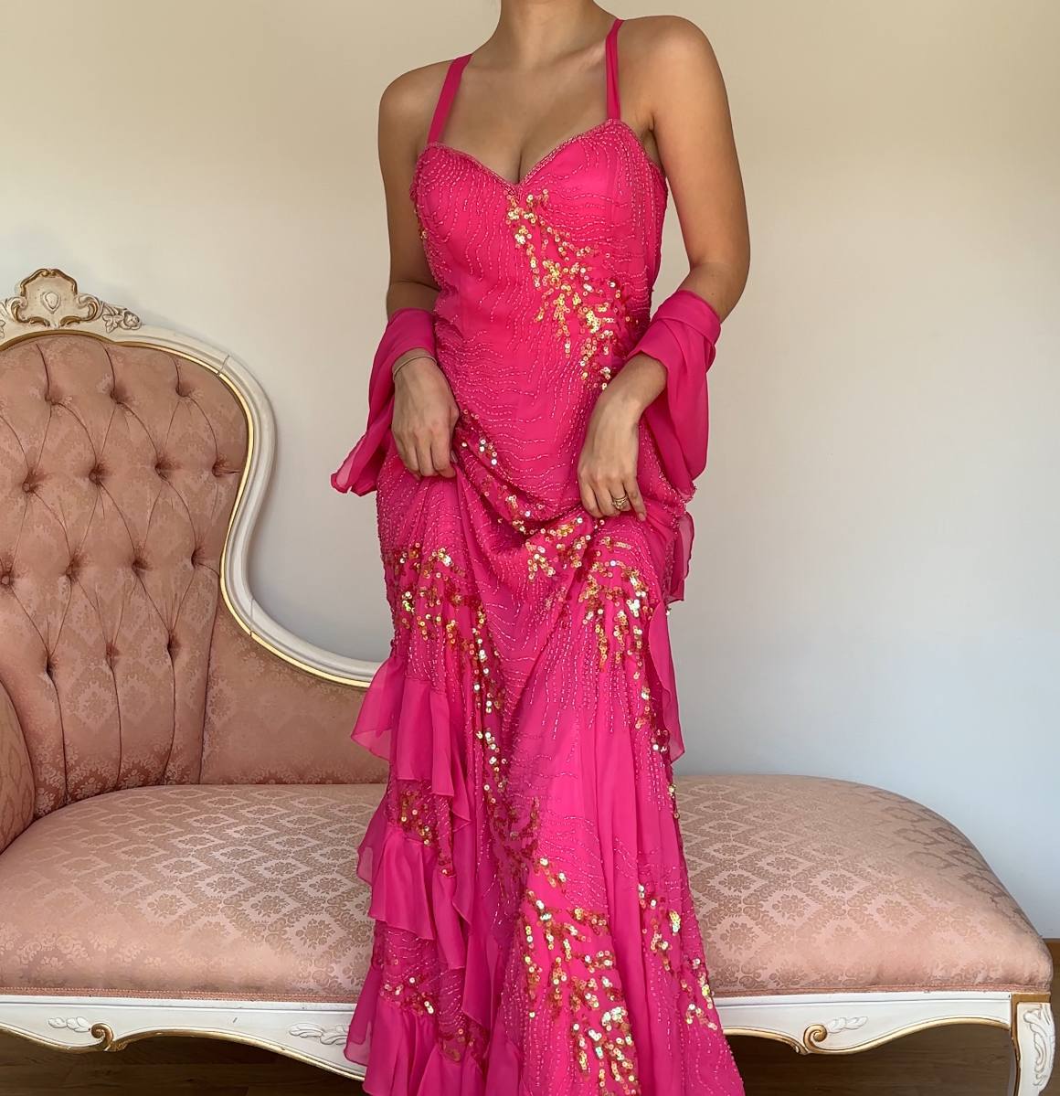 Fairy pink dress bedazzled