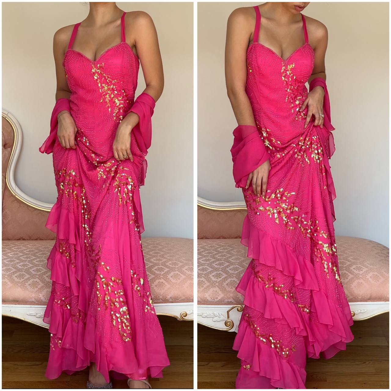 Fairy pink dress bedazzled