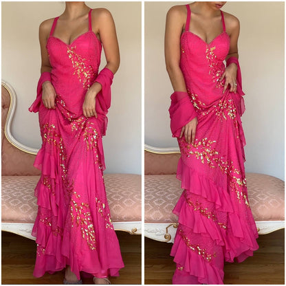 Fairy pink dress bedazzled