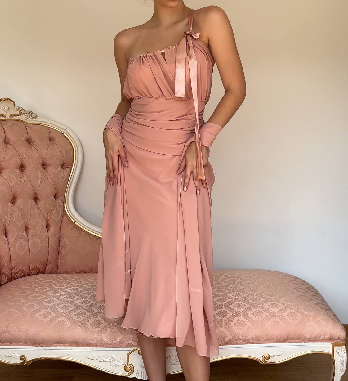 Fairy dress powder rose