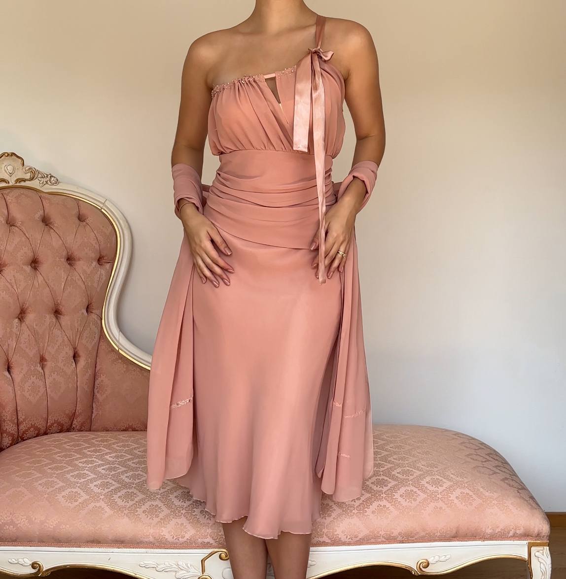 Fairy dress powder rose