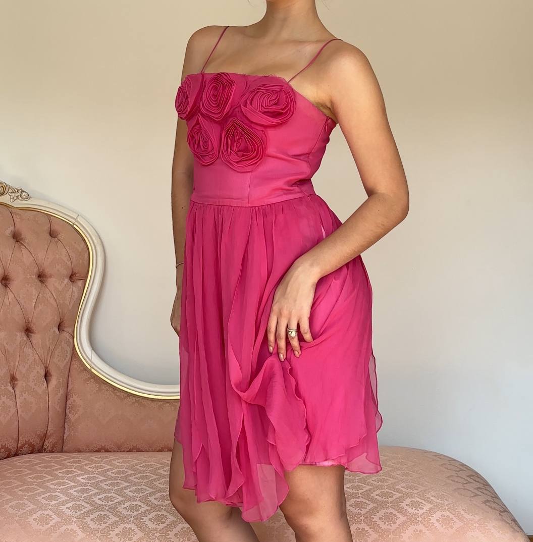 Blumarine dress rose petal