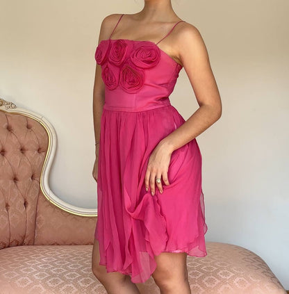 Blumarine dress rose petal