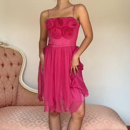 Blumarine dress rose petal