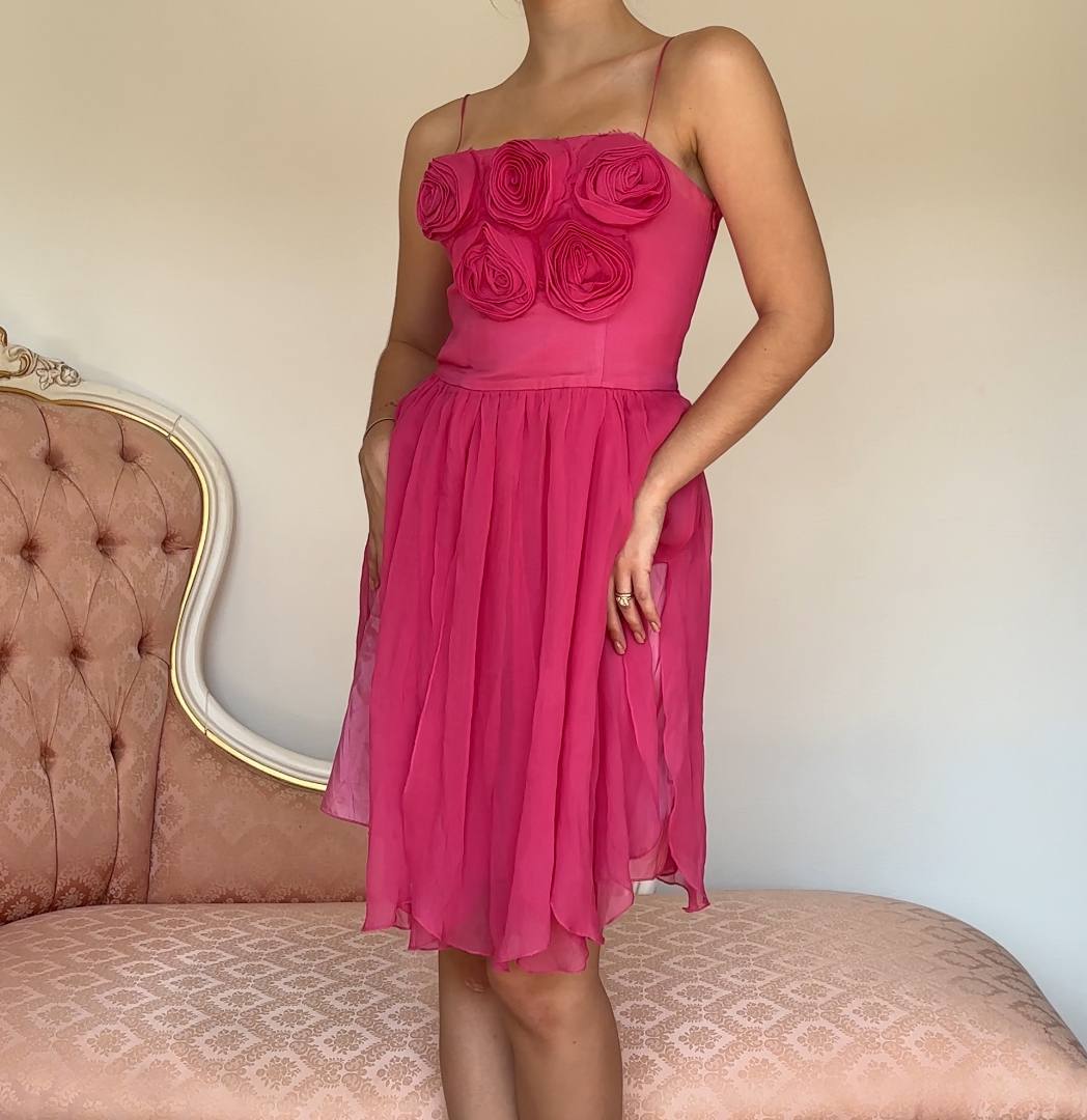 Blumarine dress rose petal