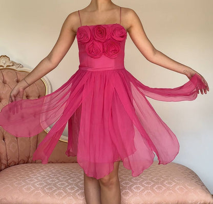 Blumarine dress rose petal