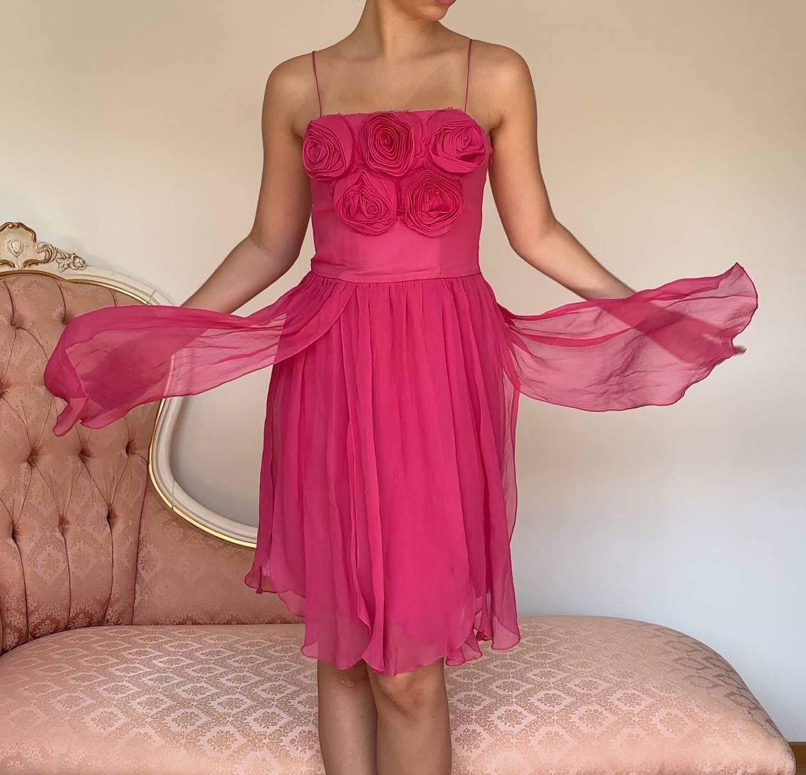 Blumarine dress rose petal