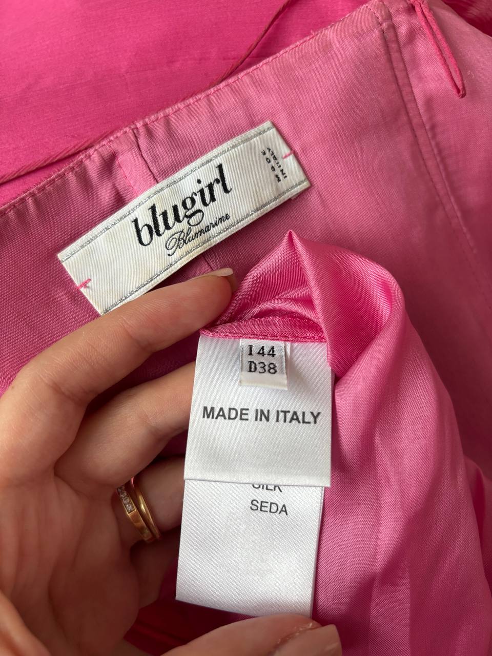 Blumarine dress rose petal