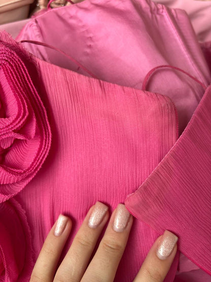 Blumarine dress rose petal