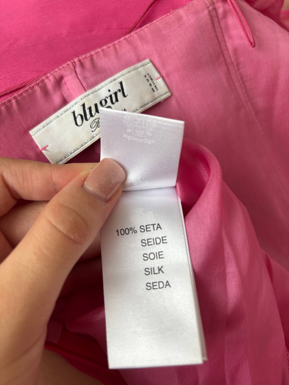 Blumarine dress rose petal