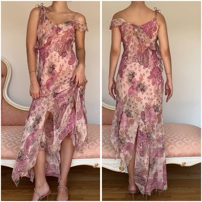 Fairy pink pattern dress