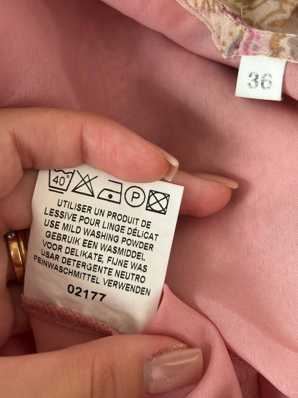 Fairy pink pattern dress