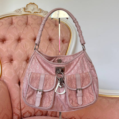 Dior trotter bag pink Diorissimo lovely charm