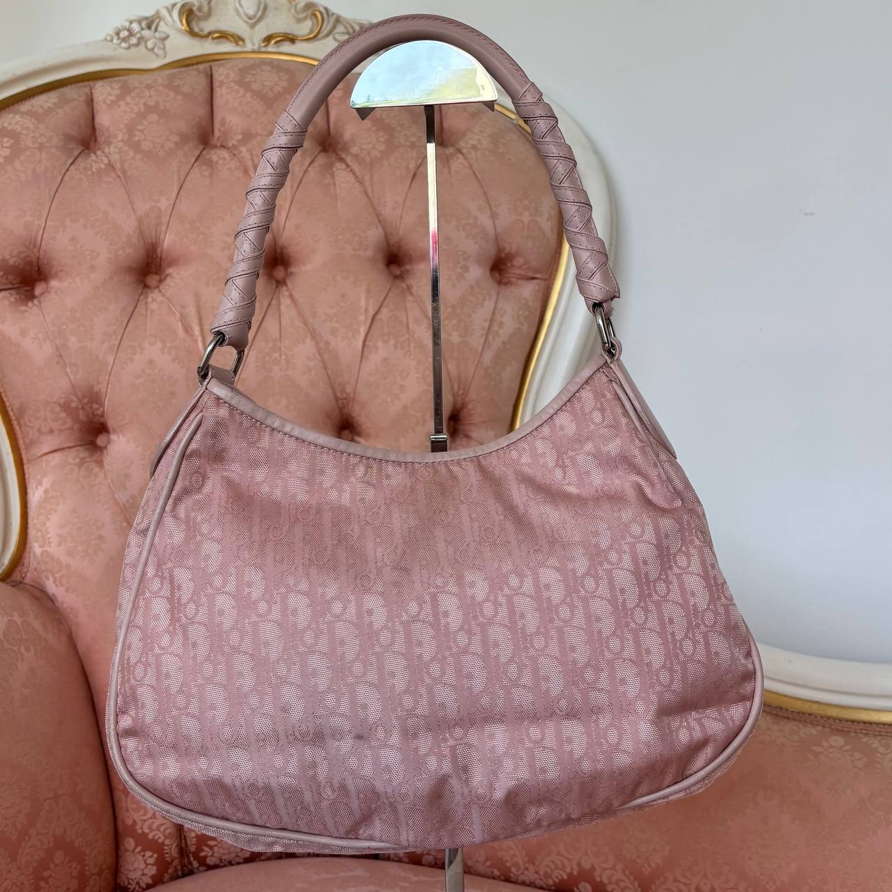 Dior trotter bag pink Diorissimo lovely charm