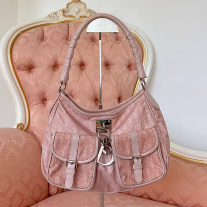 Dior trotter bag pink Diorissimo lovely charm